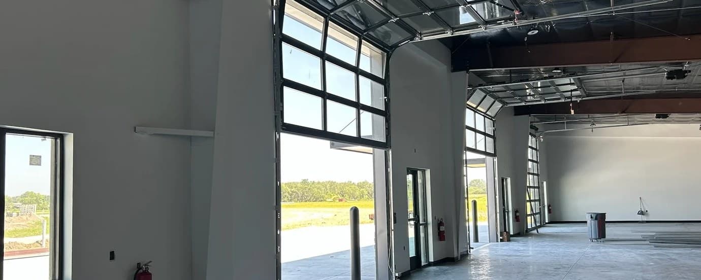 A new commercial bay finished by DGR Painting Contractors in Omaha